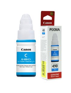 Ink Bottle Canon GI-490 C (0664C001), cyan, 70ml for G1400/1410/G2410/G2411/G2415/G3410/G3411/G3415/G4411, 7000 p. 2