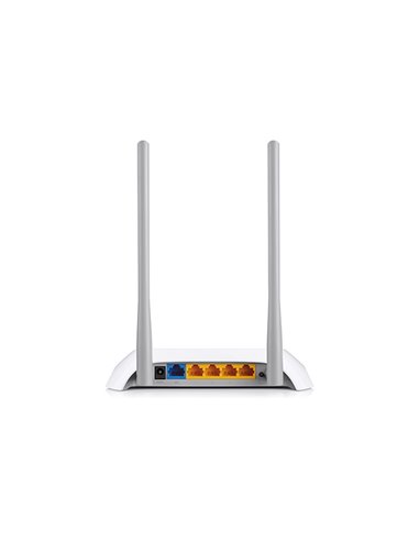 Wi-Fi роутер TP-LINK TL-WR840N / N300 / Wi-Fi4 / 1 WAN + 4 LAN / 2 fixed antennas