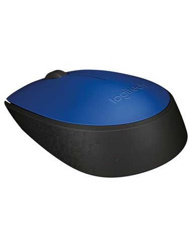 Logitech Wireless Mouse M171 Blue, Optical Mouse for Notebooks, Nano receiver, Blue, Retail