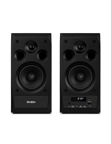 Колонки 2.0 SVEN MC-10 / 50W RMS, Bluetooth / FM / USB / SD card / Black