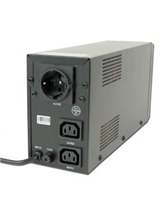 Gembird EnerGenie EG-UPS-031, LCD display, 650VA / 390W, UPS with AVR, Output sockets: 2 pcs x C13, 1 pc Schuko outlets 2