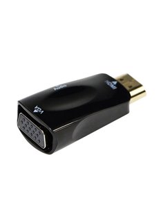 Adapter HDMI-VGA - Gembird A-HDMI-VGA-02, HDMI to VGA and audio adapter, single port, Converts digital HDMI input (19 pin ... 2