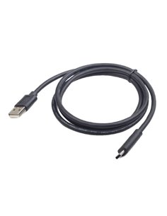 Cable USB2.0/Type-C - 1.8m - Cablexpert CCP-USB2-AMCM-6, 1.8 m, USB 2.0 A-plug to type-C plug, Black 2