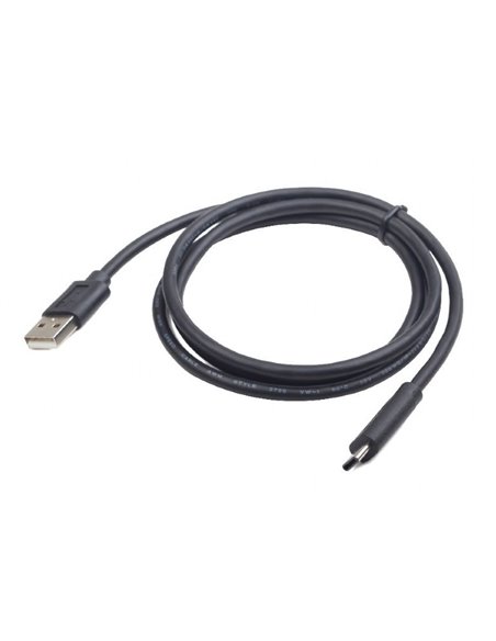 Cable USB2.0/Type-C - 1.8m - Cablexpert CCP-USB2-AMCM-6, 1.8 m, USB 2.0 A-plug to type-C plug, Black