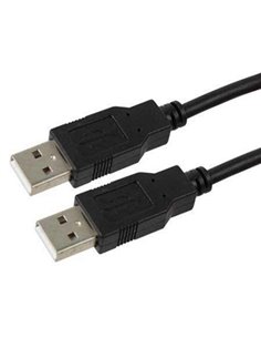 Cable USB2.0 - 1.8m - Cablexpert CCP-USB2-AMAM-6, 1.8 m, USB 2.0 A-plug to A-plug, Black
