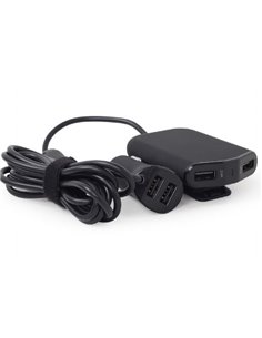 USB Car Charger - EnerGenie EG-4U-CAR-01, 4x USB ports, Input 12/24V DC, Output: up to 2.4 A, charge up to 4 devices simultan... 2