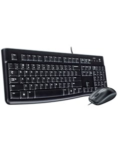 Logitech Desktop MK120 USB, Keyboard + Mouse, Retail - RUS
