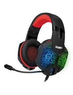 Casti SVEN AP-U988MV, Black/Red
