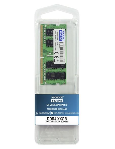 Оперативная память GOODRAM DDR4-2666 SODIMM 16ГБ Оперативная память GOODRAM DDR4-2666 SODIMM 16ГБ