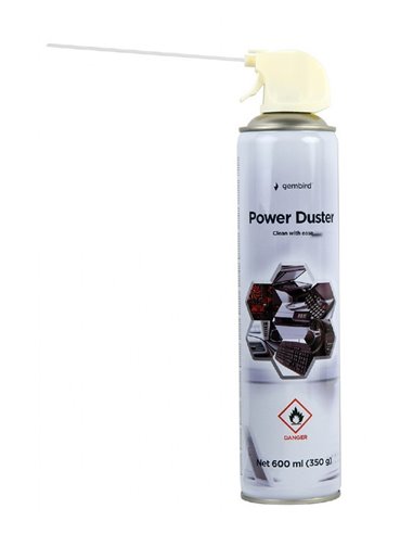 Gembird Compressed air 600ml (CK-CAD-FL600-01), Extension tube for precision-dusting