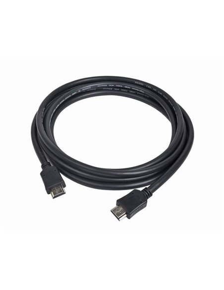 Cable HDMI CC-HDMI4-10M, 10 m, HDMI v.1.4, male-male, Black cable with gold-plated connectors, Bulk packing