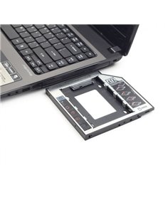 Gembird MF-95-02, Slim mounting frame for 2.5'' drive to 5.25'' bay, for drive up to 12.7 mm 2
