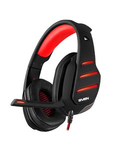 Наушники SVEN AP-U997MV, Black/Red 2