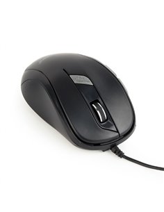 Gembird MUS-6B-01, Optical Mouse, 6-button, 1600dpi, USB, Black 2