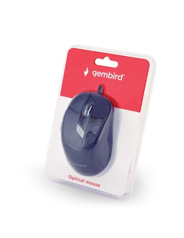 Gembird MUS-6B-01, Optical Mouse, 6-button, 1600dpi, USB, Black