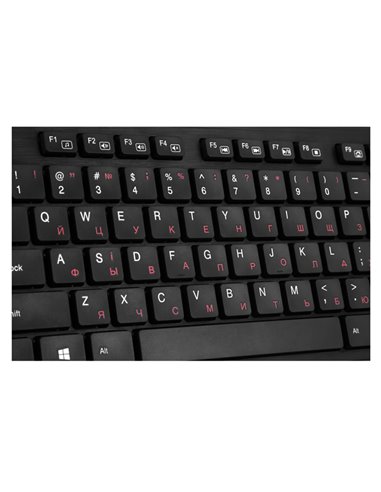 SVEN KB-E5800W, Wireless Keyboard, 104 keys,12 Fn-keys slim compact design, low-profile keys with smooth stroke, Nano receive...