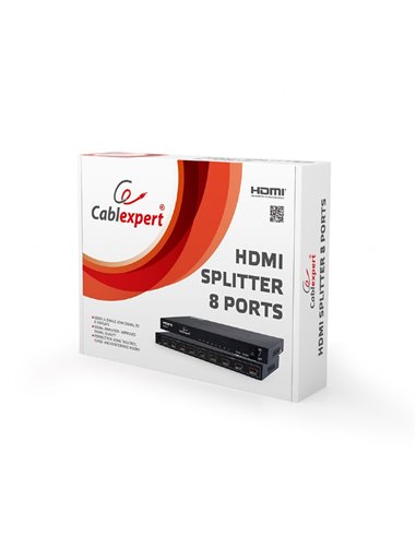 Splitter Cablexpert - DSP-8PH4-03, HDMI 8 ports