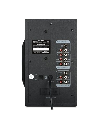Колонки 5.1 SVEN HT-202 / 80W RMS / Bluetooth / FM-tune / USB Flash / SD card / Black