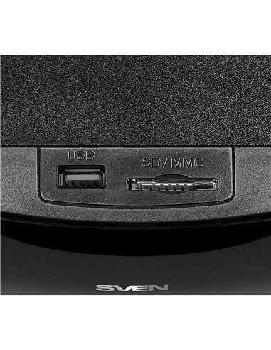 Boxe 5.1 SVEN HT-202 / 80W RMS / Bluetooth / FM-tune / USB Flash / SD card / Black