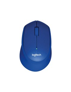 Logitech Wireless M330 Silent Plus, Optical Mouse for Notebooks, nano receiver, Blue