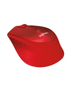 Logitech Wireless M330 Silent Plus, Optical Mouse for Notebooks, nano receiver, Red 2