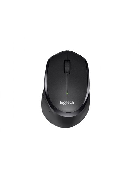 Logitech Wireless B330 Silent Plus, Optical Mouse for Notebooks, nano receiver, Black