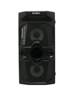 SVEN PS-650 Black, Bluetooth Portable Speaker, 50W RMS, Effective multi-colored lighting, LED display, FM tuner, USB & microS... 2