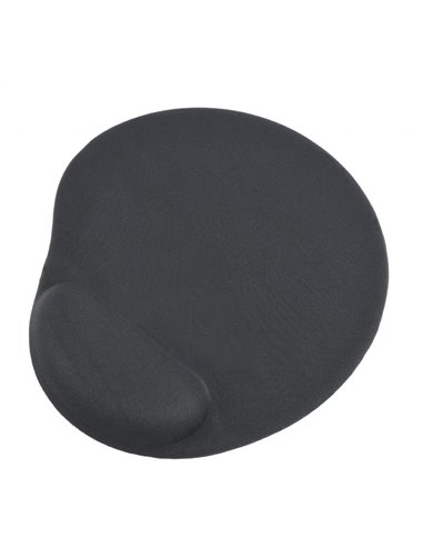 Gembird MP-GEL-BK, Gel mouse pad with wrist support, black