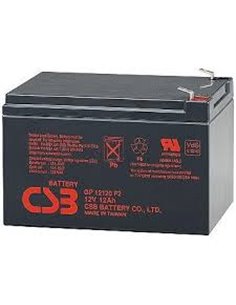 CSB Battery 12V 12AH, GP 12120 F2, 3-5 Years Life Time