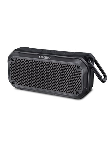 Boxa portabila SVEN PS-240, Black / 12W / Bluetooth / FM / USB / microSD / 2000mA*h