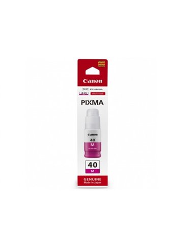 Ink Bottle Canon INK GI-40 M (3401C001), Magenta, 70ml for Canon Pixma G6040/ G5040/ GM7040, 7700 p.