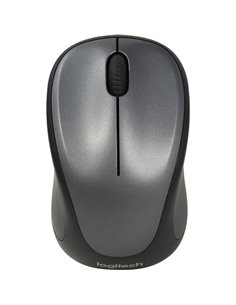 Logitech Wireless Mouse M235 Silver, Optical Mouse, Nano receiver, Silver/Black, Retail