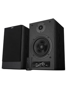 SVEN MC-30 Black, 2.0 / 2x100W RMS, D-CLASS AMPLIFIER WITH DSP, remote control, dimensions 225x255x355 mm, black, wooden.