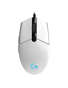 Logitech Gaming Mouse G102 LIGHTSYNC RGB lighting, 6 Programmable buttons, 200- 8000 dpi, Onboard memory, White
