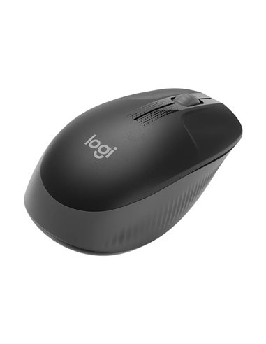 Logitech Wireless Mouse M190 Full-size - CHARCOAL - 2.4GHZ - EMEA - M190