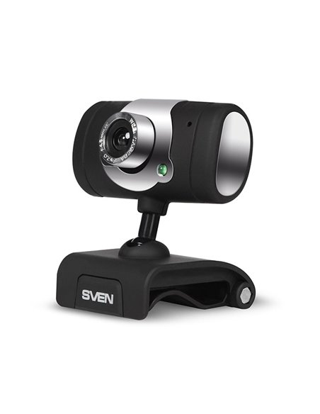 Camera SVEN IC-545, Microphone, 1.3Mpixel, 5G glass lens, hinge for easy camera rotation at any angle, UVC, USB2.0, Black
