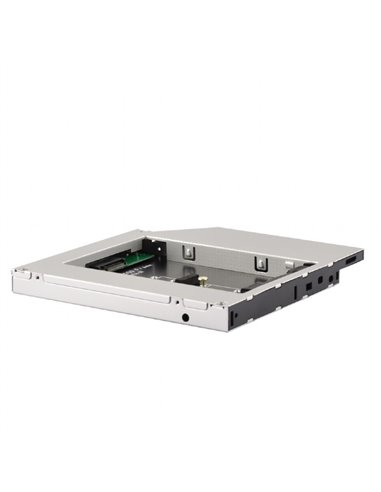 Gembird A-SATA12M2-01, Slim 5.25'' bay mounting frame for NGFF (M.2) SSD memory card, 12.7 mm height