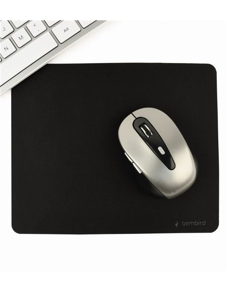 Gembird Mouse pad MP-S-BK, SBR rubber, 220*180mm, Black