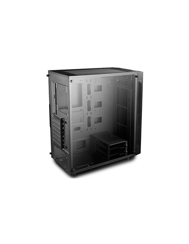 Carcasa DEEPCOOL MATREXX 55 V3 / w/oPSU / Side panel / RGB LED Strip / ATX / Black
