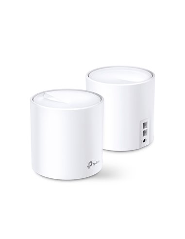 TP-LINK Deco X20(2-pack) AX1800 Mesh Wi-Fi 6 System, 2 LAN/WAN Gigabit Port, 1201Mbps on 5GHz + 574Mbps on 2.4GHz, 802.11ax/...