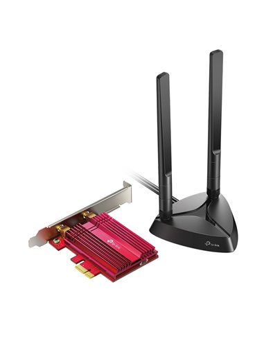 TP-LINK Archer TX3000E AX3000 Wi-Fi 6 + Bluetooth PCI Express Adapter, 2402Mbps on 5GHz + 574Mpbs on 2.4GHz, 802.11ax/ac/n/g...