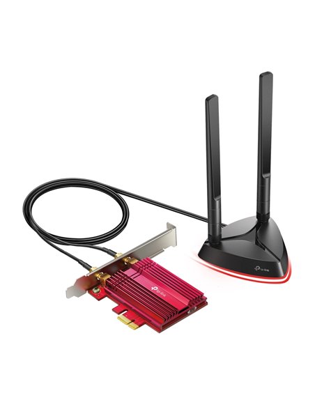 TP-LINK Archer TX3000E AX3000 Wi-Fi 6 + Bluetooth PCI Express Adapter, 2402Mbps on 5GHz + 574Mpbs on 2.4GHz, 802.11ax/ac/n/g...