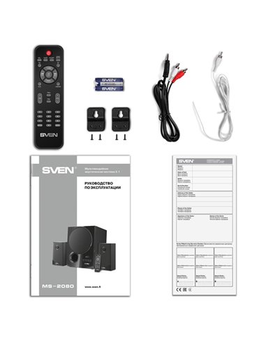 Колонки 2.1 SVEN MS-2080 / 70W RMS / Bluetooth / Black