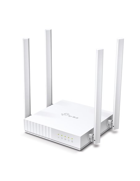 TP-LINK Archer C24 AC750 Dual Band Wireless Router, 433Mbps at 5GHz + 300Mbps at 2.4GHz, 802.11a/b/g/n/ac, 1 WAN + 4 LAN, Mu...