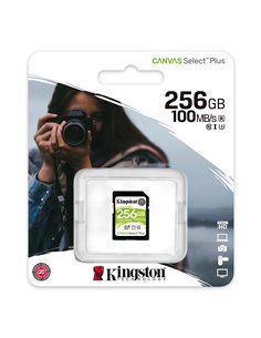Карта памяти SD 256GB Kingston Canvas Select Plus, 100MB/s