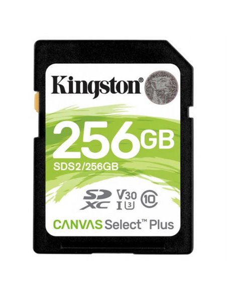 Карта памяти SD 256GB Kingston Canvas Select Plus, 100MB/s