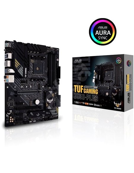 ASUS TUF GAMING B550-PLUS, Socket AM4, AMD B550, Dual 4xDDR4-4800, APU AMD graphics, HDMI, DP, 2xPCIeX16 4.0, 6xSATA3, 3xPCIe...