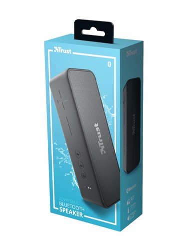Беспроводная Bluetooth-колонка Trust Zowy Max Stylish Black / 20W / IPX7 / Up to 14 hours