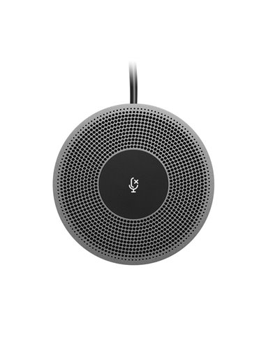 Logitech&nbsp;Expansion Microphone for MEETUP camera, Microphone Type: Mono, wideband, noise canceling LED indicator confirms vid...