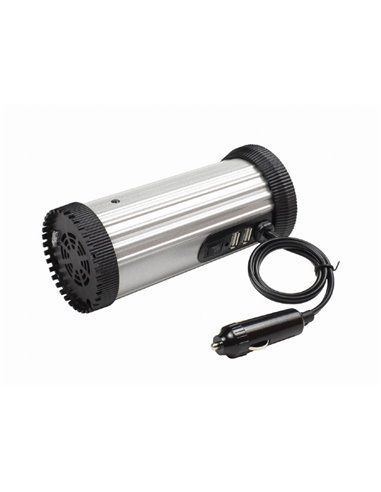 EnerGenie EG-PWC150-01, 12 V Car power inverter, 150 W, Input: 10-16 VDC (accumulator directly) - Output: 230 VAC +/- 10% at ...